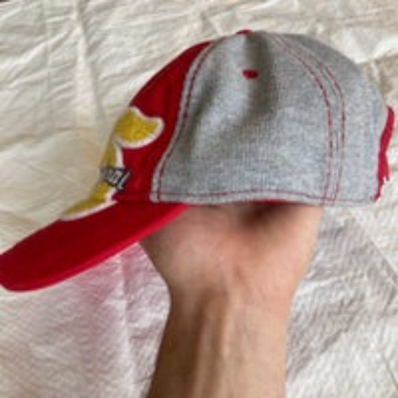 Disney Parks Authentic & Original 55 Baseball Cap Hat Vintage 928 Red Gray EUC - Picture 3 of 8